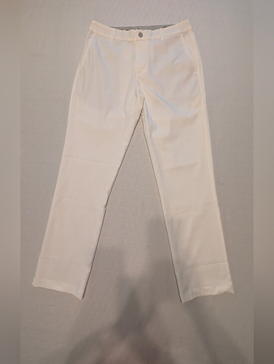Puma Other - Puma Golf White Performance Flat Front Trousers Pants Size 30x30 New Without Tag